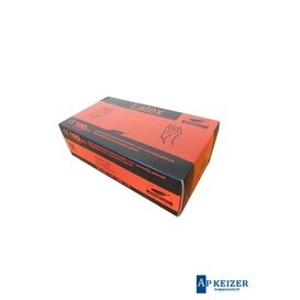 Handschoen latex wit ongepoederd maat S 100 stuks