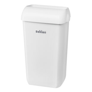 Satino Afvalbak 23 liter wit