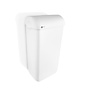 BlackSatino afvalbak 23 liter kunststof white