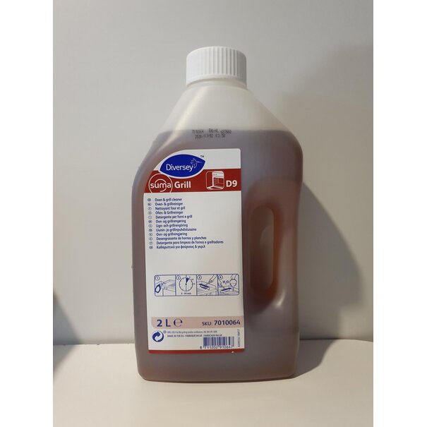 Suma Grill D9 oven-en grillreiniger 6 x 2 liter