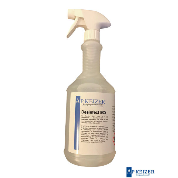 Desinfectiespray 80S 12 x 1 liter