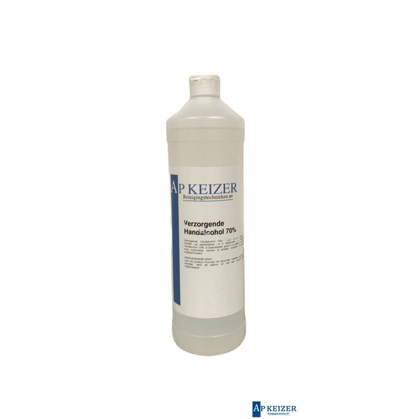 Verzorgende vloeibare handalcohol 70% 1 liter