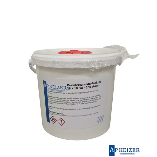 Emmer desinfectiedoeken 125 stuks