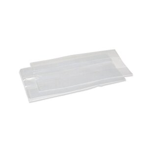 Harmonicazak LDPE 16+(2x5) x 35 cm transparant T18 1000 st