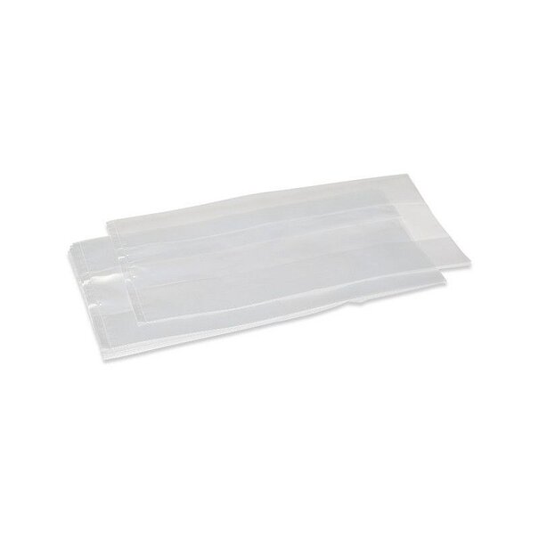 Harmonicazak LDPE 16+(2x5) x 35 cm transparant T18 1000 st