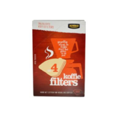 Koffiefilter nr. 4 ongebleekt 100 stuks