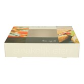 Cateringdoos dessin smakelijk eten 555x375x80mm 50 stuks