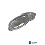 Cateringschaal aluminium ovaal 45x29 cm 100 stuks