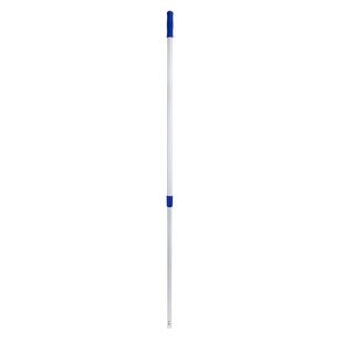 Aluminium mopsteel telescopisch 100-180 cm met 3 gaatjes