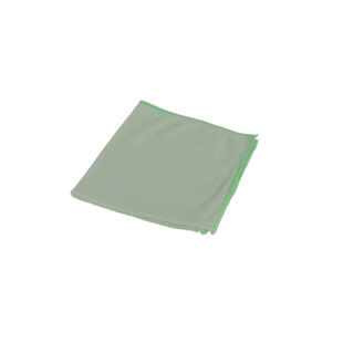 Microvezeldoek  gebreid set à 10 ca. 40x40 cm groen