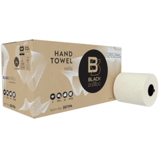 BlackSatino Original Handdoekrol 2-laags 6 x 175 meter