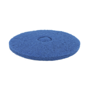 Schrobmachinepad 16 inch blauw (406 mm.)