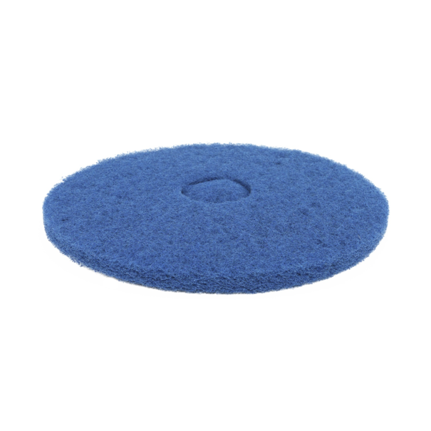 Schrobmachinepad 16 inch blauw (406 mm.)
