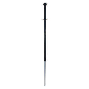 Aluminium telescoopsteel met ergokogel antraciet