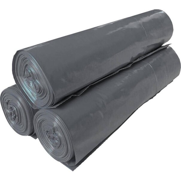Afvalzak LDPE 70 x 110cm T70 grijs 10 rol a 20 stuks