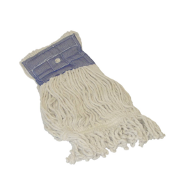 Dweilmop 450 gram met band en schuurvlies