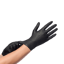 Handschoen Nitryl zwart ongepoederd L ds 100 stuks