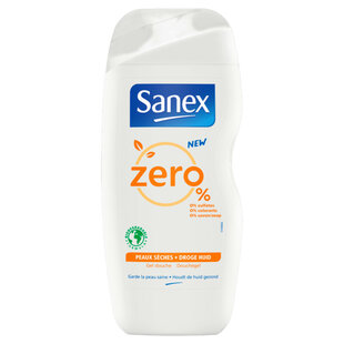 Sanex Zero% Shower Gel voor Droge Huid 6 x 400 ML