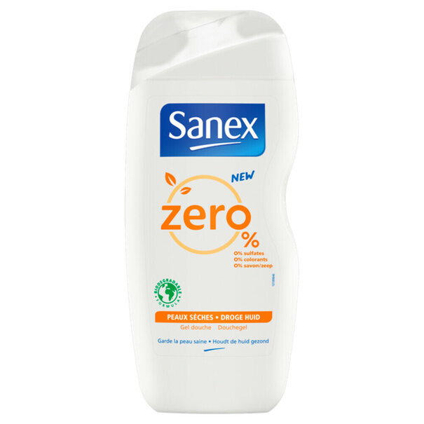 Sanex Zero% Shower Gel voor Droge Huid 250 ML