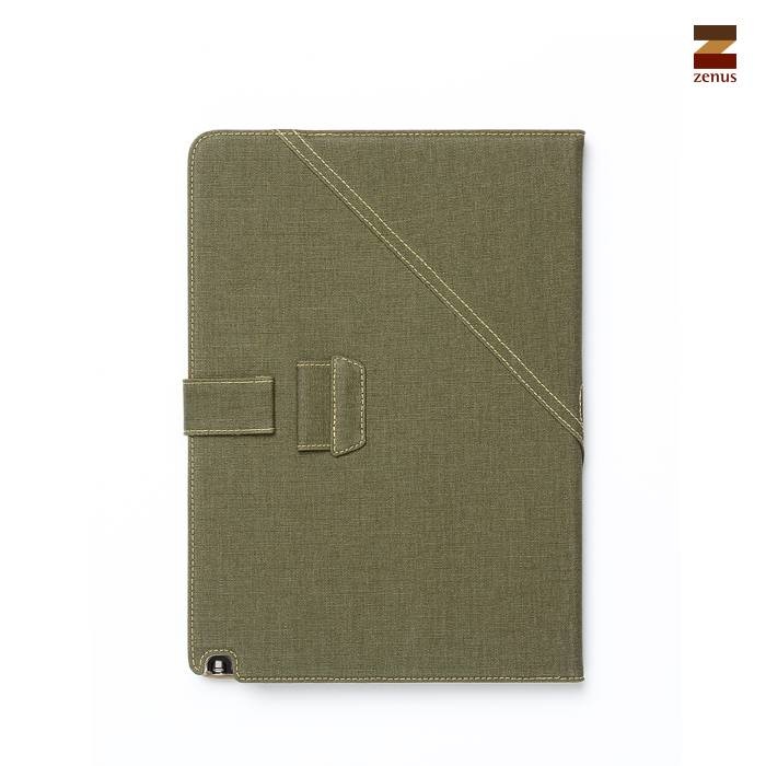 Zenus Galaxy Note 10.1  Masstige Cambridge Diary Series -Khaki