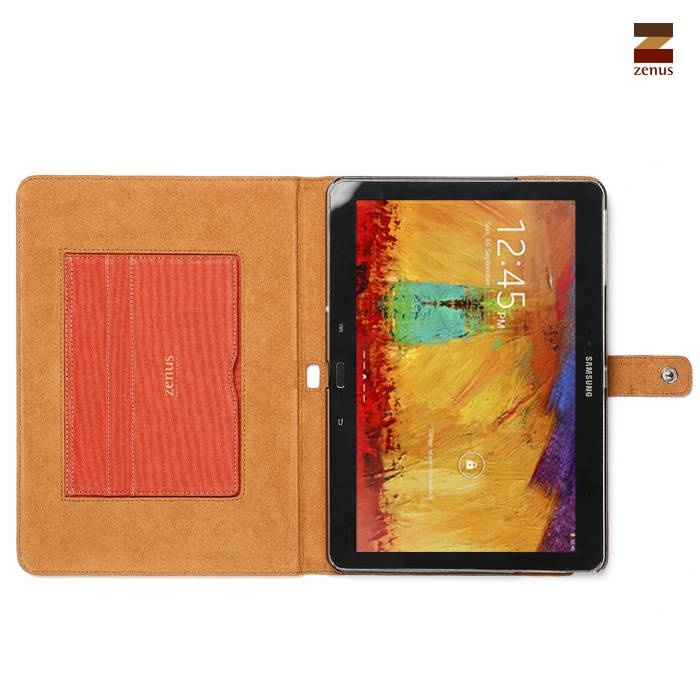 Zenus Galaxy Note 10.1  Masstige Cambridge Diary Series -Orange