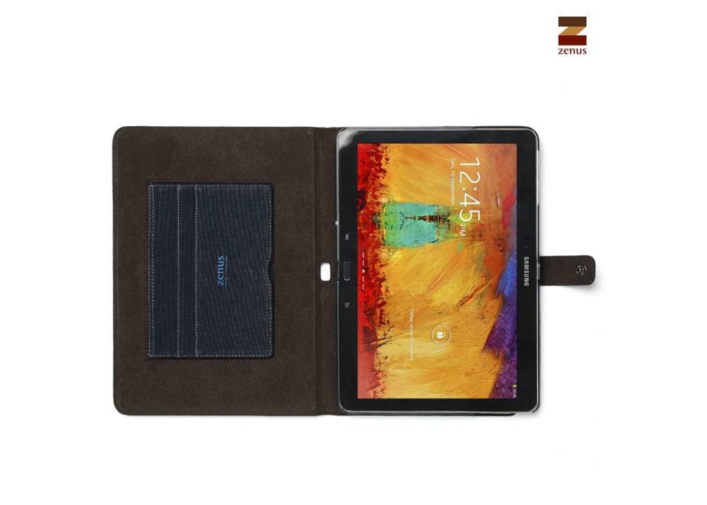 Zenus Galaxy Note 10.1  Masstige Cambridge Diary Series -Navy