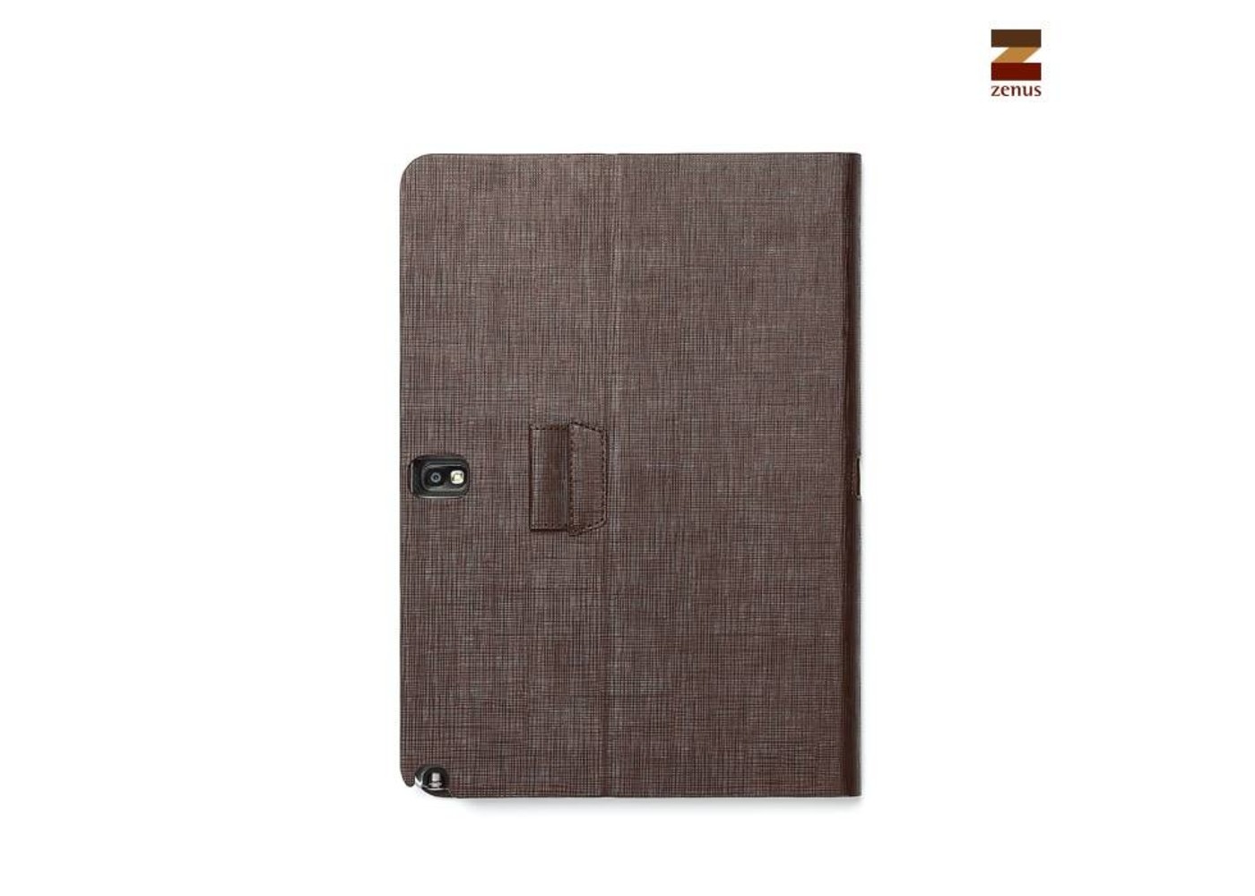 Zenus Galaxy Note 10.1  Masstige Crosshatch Diary Series -Dark Brown