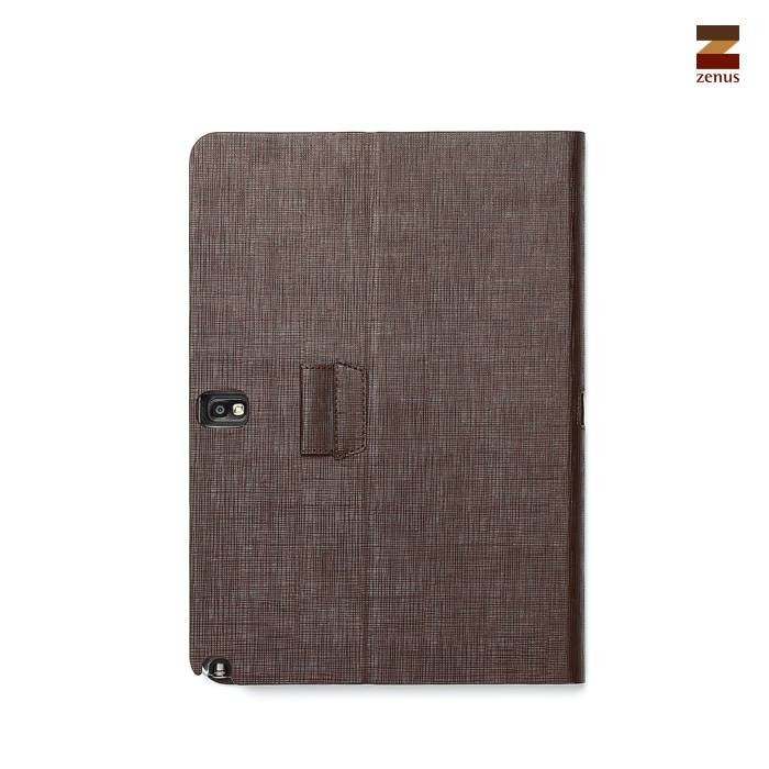 Zenus Galaxy Note 10.1  Masstige Crosshatch Diary Series -Dark Brown