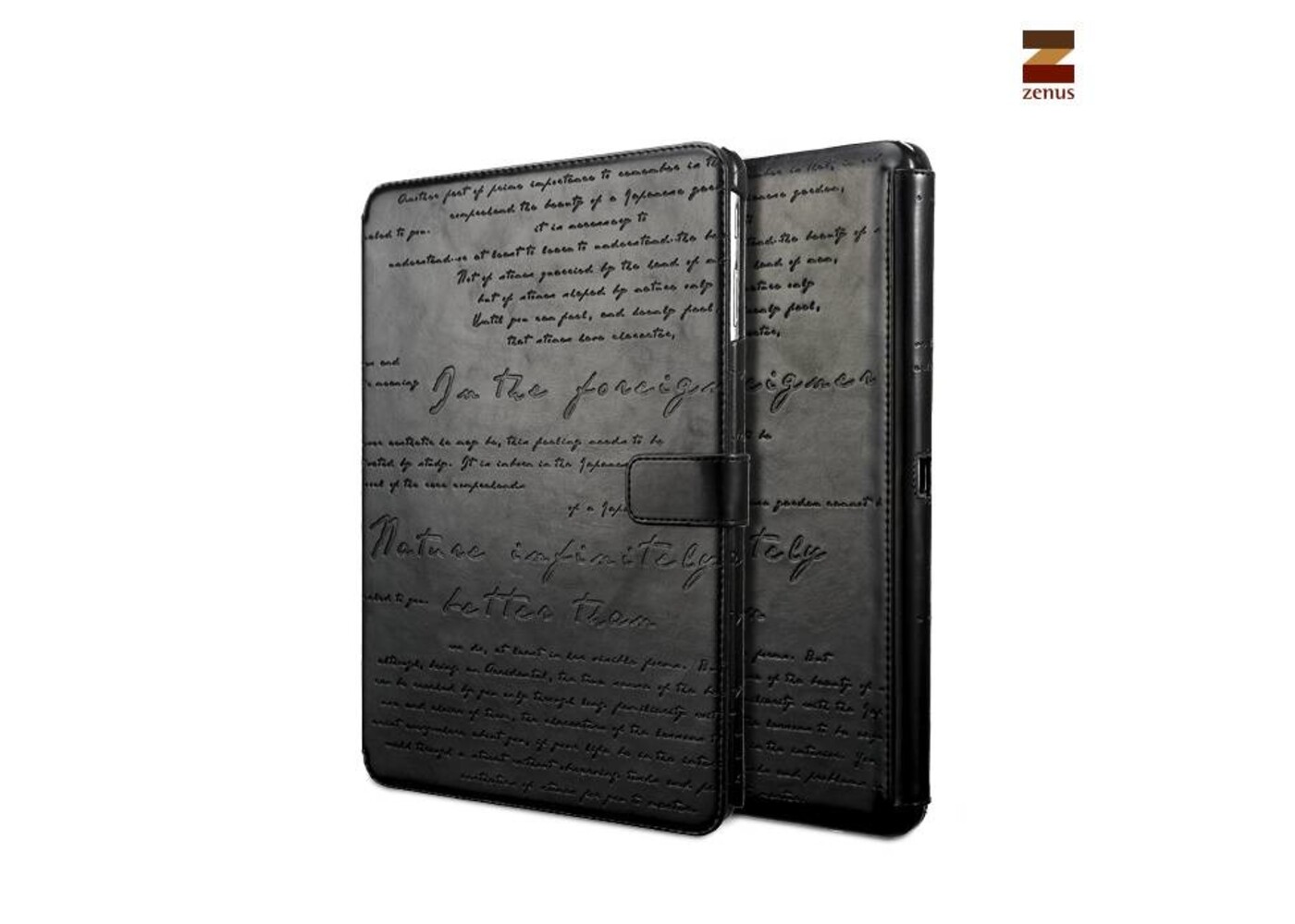 Zenus Galaxy Note 10.1 Masstige Lettering Diary Series -Black
