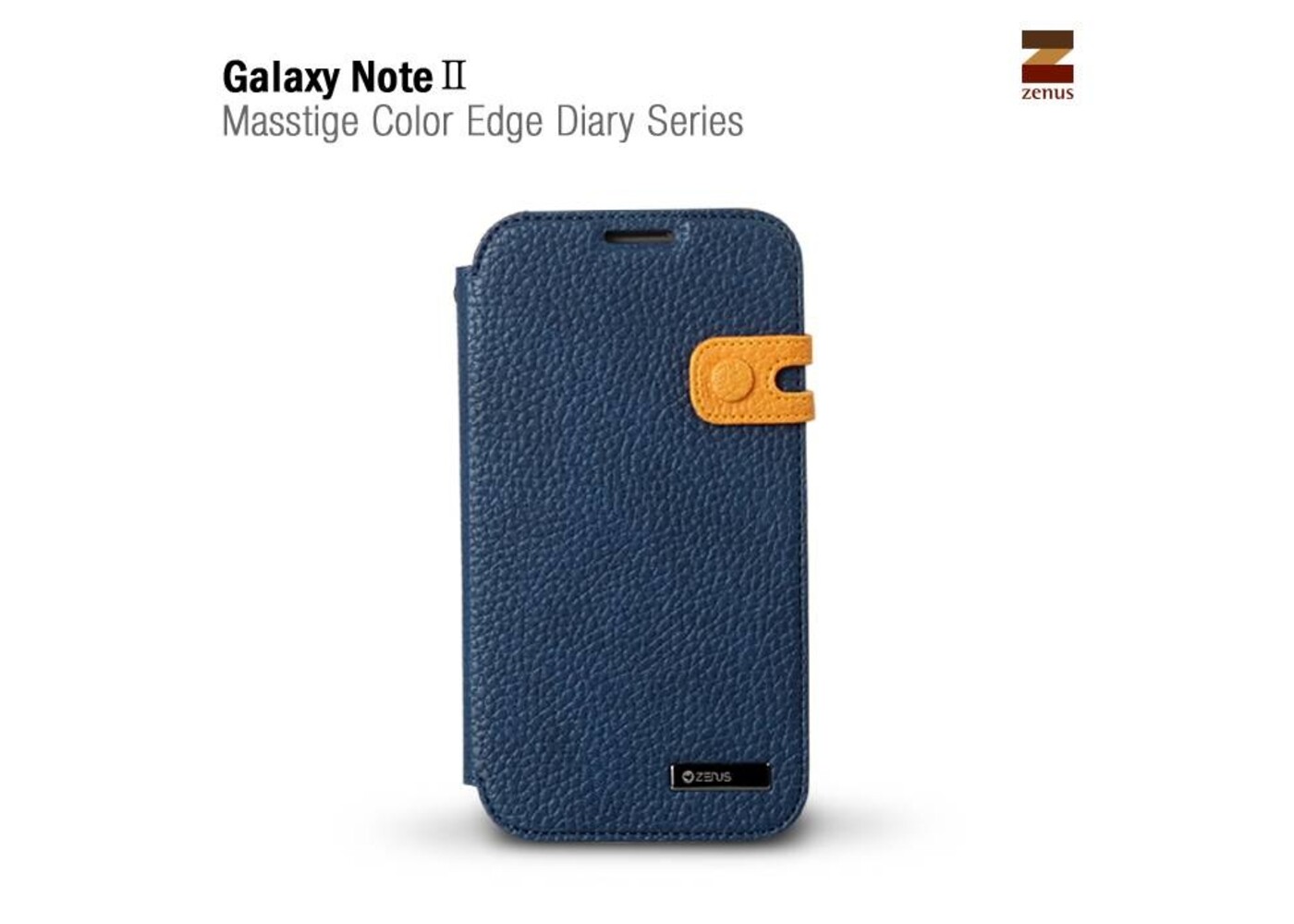 Zenus Galaxy Note 2 Masstige Color Edge Diary Series -Navy