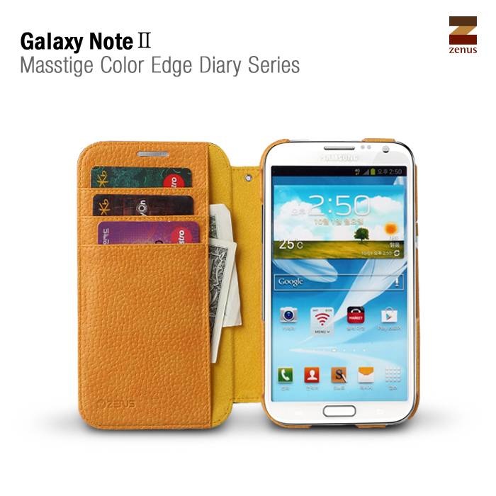 Zenus Galaxy Note 2 Masstige Color Edge Diary Series -Navy