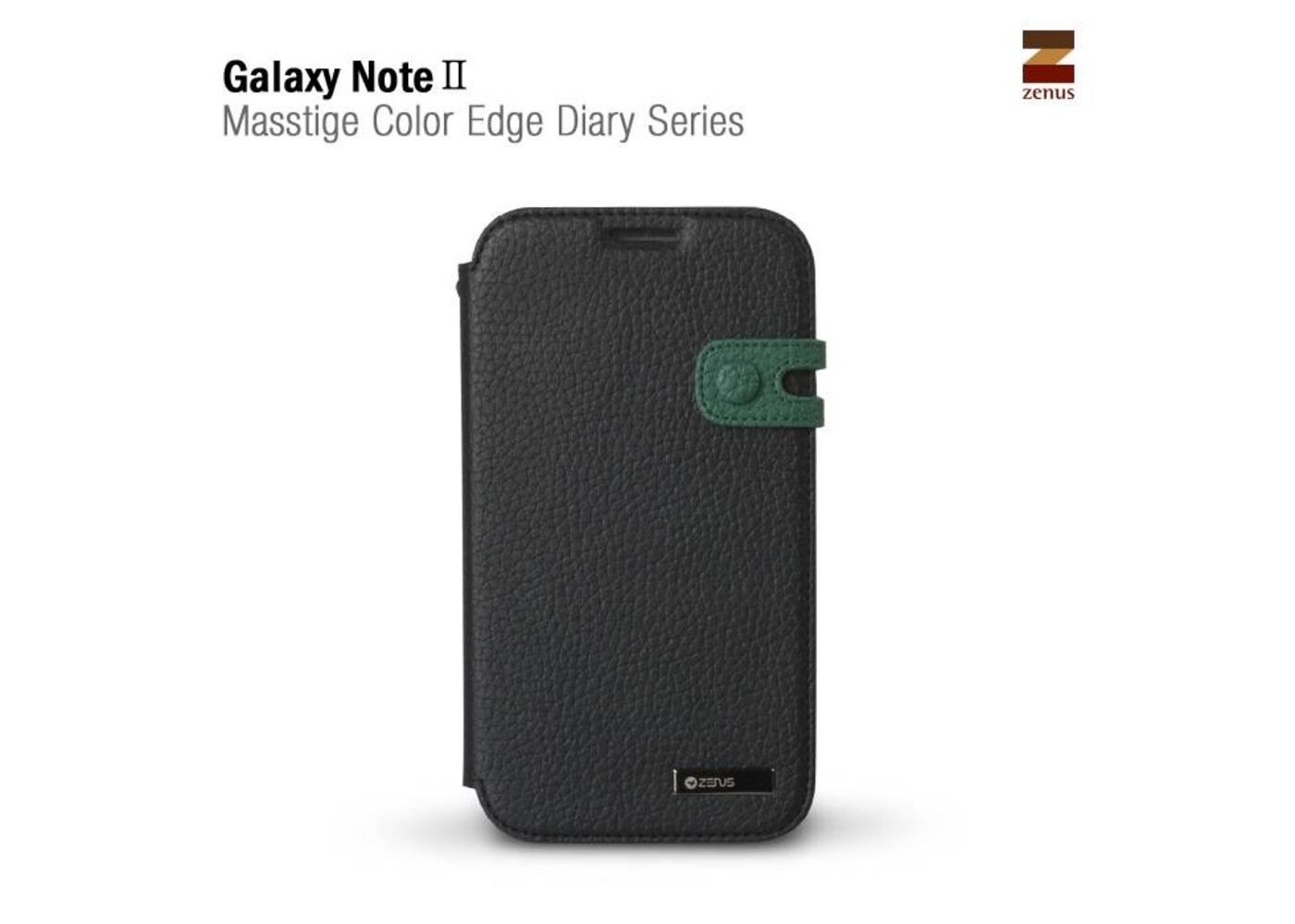 Zenus Galaxy Note 2 Masstige Color Edge Diary Series -Black