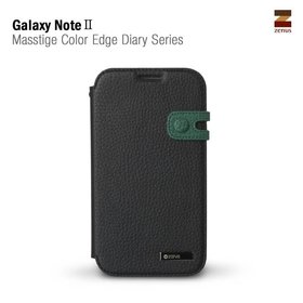 Zenus Galaxy Note 2 Masstige Color Edge Diary Series -Black