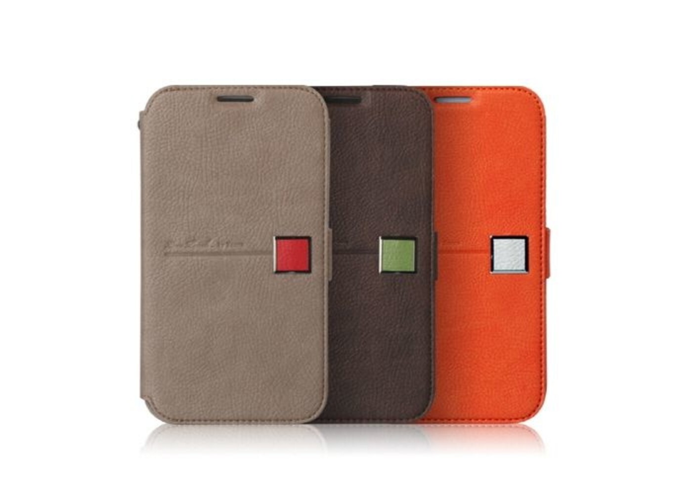 Zenus Galaxy Note 2 Masstige Color Point Diary Series - Orange