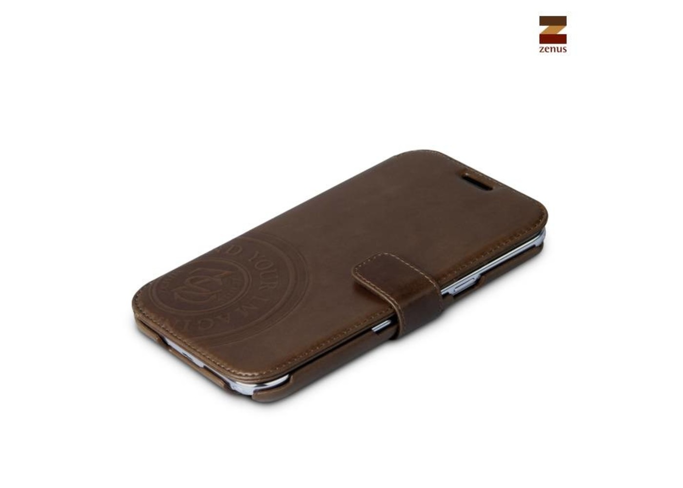 Zenus Galaxy Note 2 Prestige Heritage with Signage Diary Series -Black Chocolate
