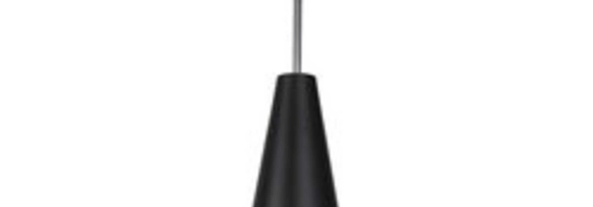 Cone small hanglamp zwart