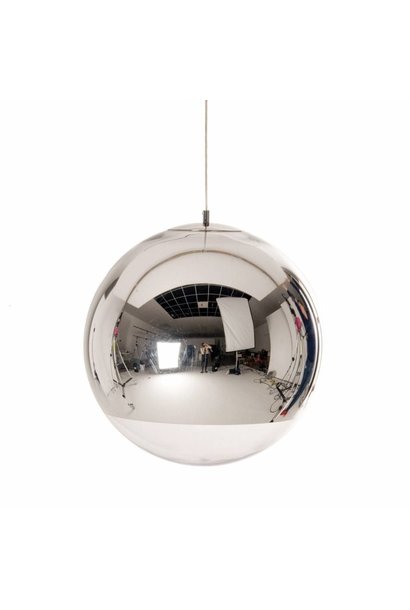 Mirror Ball chrome led hanglamp ¯25