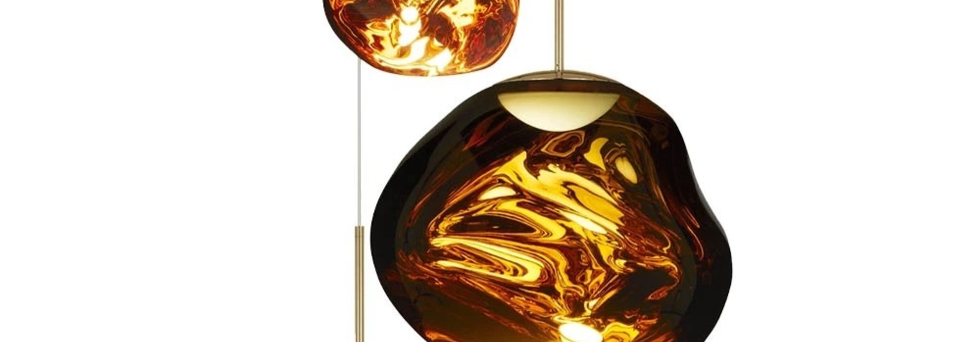 Melt Trio Round LED Hanglamp Goud