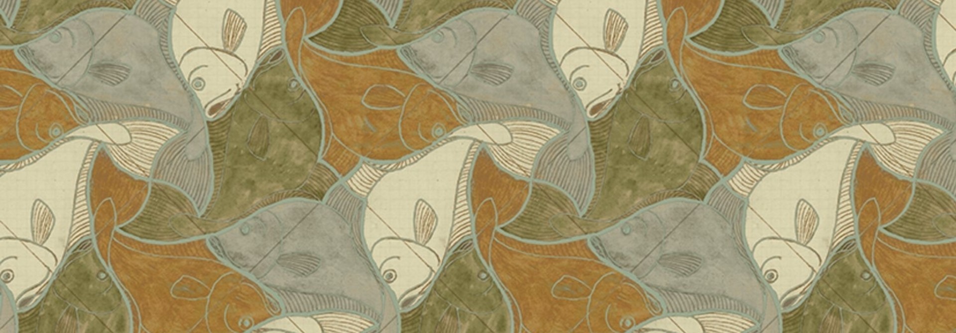 Arte Fish Behang 23102