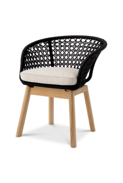 OUTDOOR DINING CHAIR TRINITY zwart