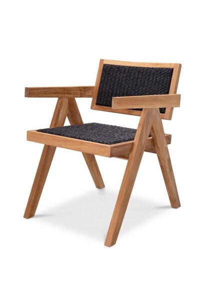 OUTDOOR DINING CHAIR KRISTO zwart