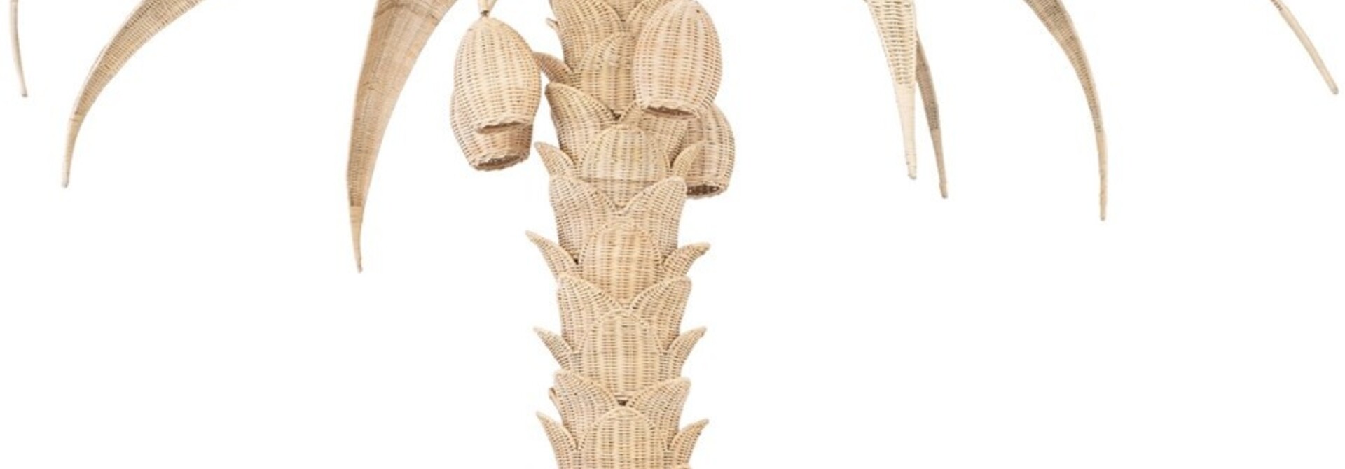 Palm Tree Lamp Rattan