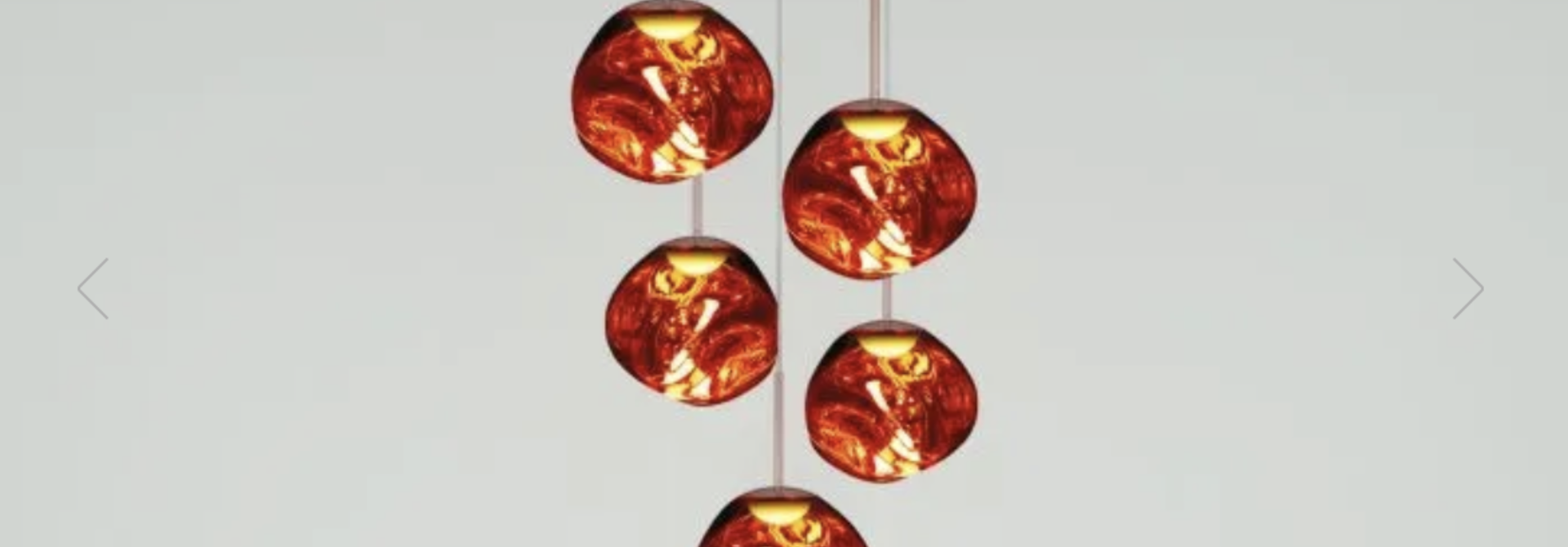 Melt Mini LED copper Round Pendant SystemMelt Mini LED Chrome Round Pendant SystemMelt Mini LED Chrome Round Pendant System Skip to the beginning of the images gallery MELT MINI LED CHROME ROUND PENDANT SYSTEM