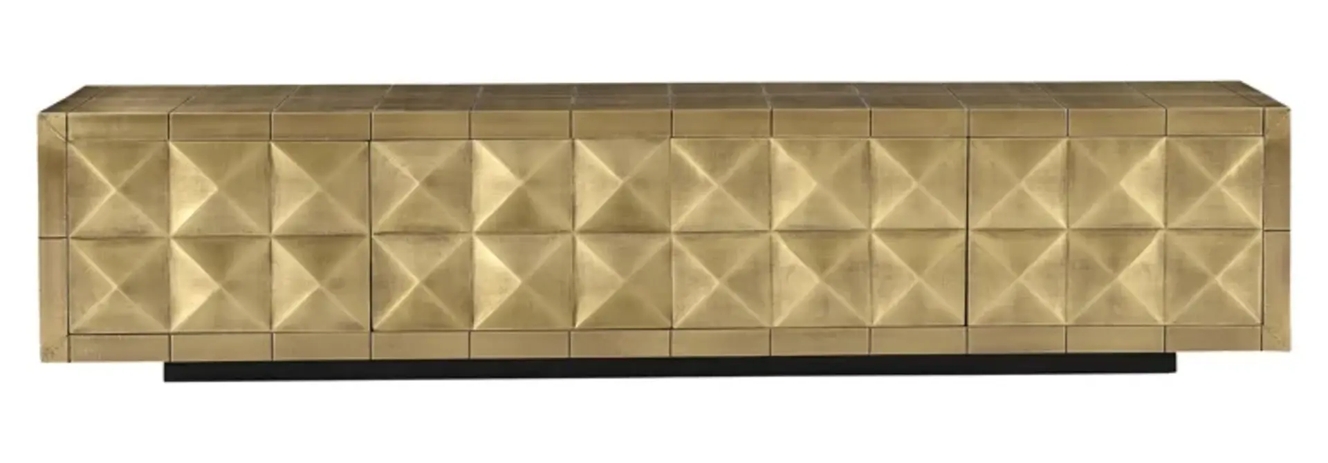 TV dressoir Collada 4-doors (Brushed Gold)