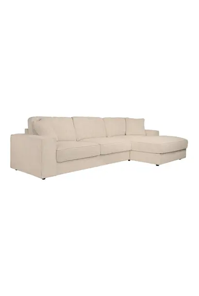 Sofa Santos 2,5-seater + lounge right beige niagara (Niagara 902 beige)
