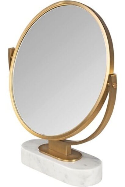 Table Mirror Lune Gold