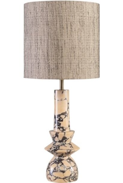 Tafellamp  Linnen Dark