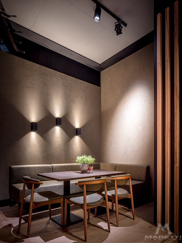 Maretti Inlet Wandlamp Zwart incl lichtbron-2