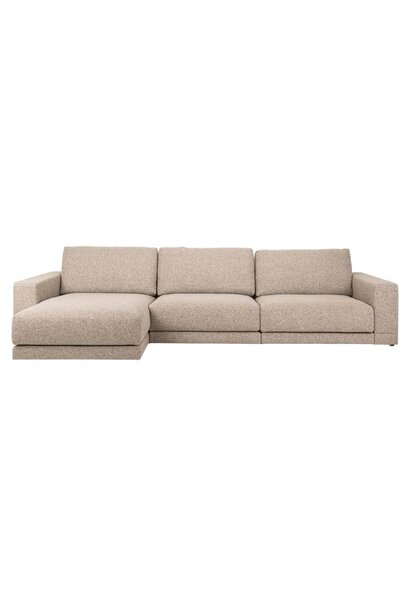 Sofa Trentino cayenne brown 3,5-seater + lounge left or right