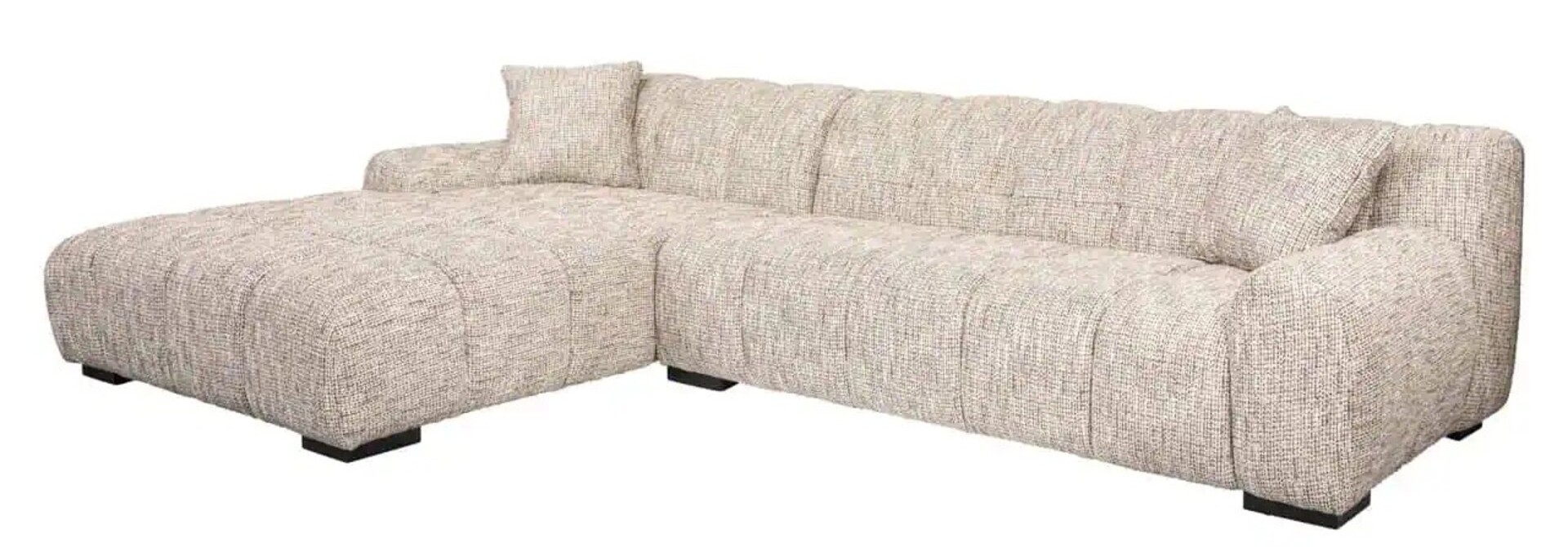 Sofa Hazel trendy nature 3-seater + lounge left